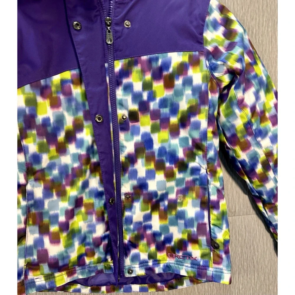 Arctix Suncatcher Insulated Winter Jacket Purple Multicolor Youth Medium